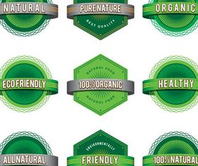 Ecology Shiny Labels vectors graphics