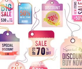 Sale Stickers free vector