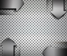 Creative Metal Backgrounds 9 vector