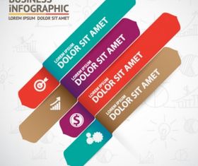 Infographic design Free vector