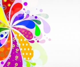 abstract flower Free vector graphics