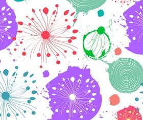 Abstract flower pattern Free 12 Illustration vector