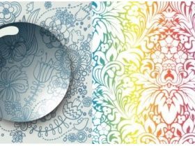 Cool background pattern 04 vector