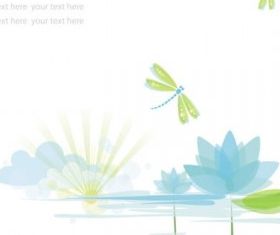 Pale cartoon background 01 vector