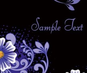 Fashion floral background 03 vectors graphics