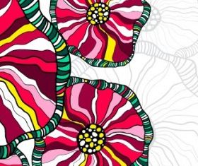 handpainted patterns background 02 vector