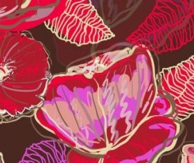 handpainted patterns background 05 vector