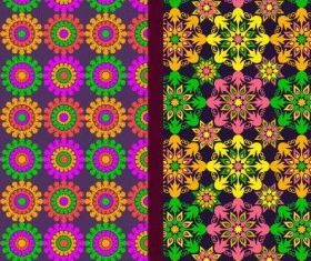 colorful flowers background 02 vector