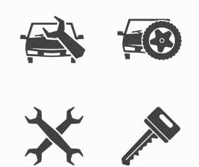 Car Service Icons Set vector