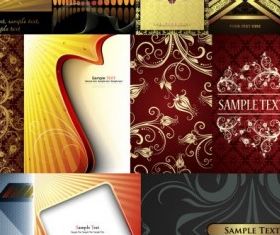 european background pattern 05 vector