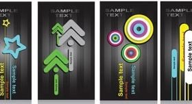 fashion Business card background design vector