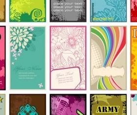 card template 06 vector design