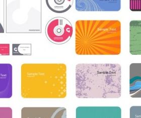 Card background color pattern vector