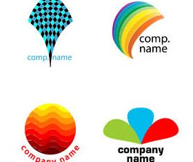Abstract Business Logotypes 5 vector set