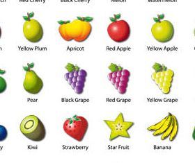 Fruits graphic vector