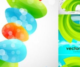 Fresh and creative background shiny vector