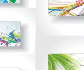 Colorful card background vector