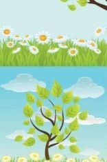 summer background Free vector