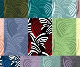Multistyle wave background vector