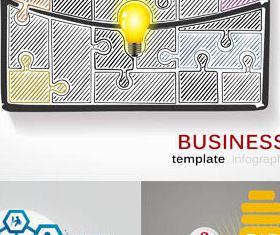 Business Ideas Backgrounds 10 vector