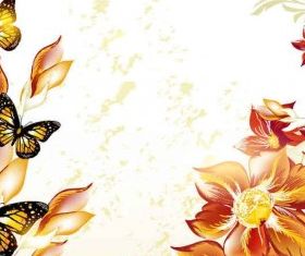 flowers background vector