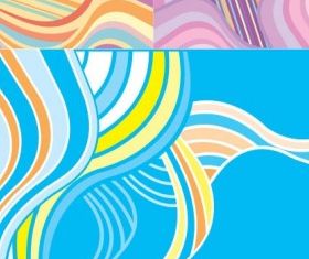 Fashion wave background vectors graphics
