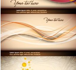 curve background vector