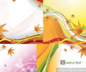 Autumn background vector