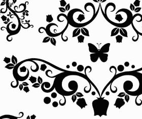 Floral Ornament Elements Mix 24 vector