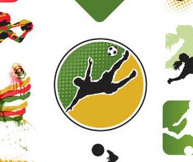 Football Labels free vector graphics