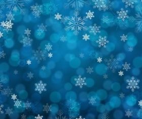 blue snowy background creative vector