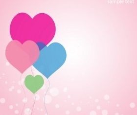 Abstract Love Background vector