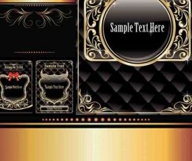 golden background pattern shiny vector