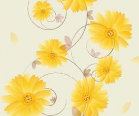 flowers background 04 vector