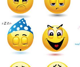 Funny Smiles 2 vector