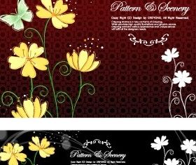 flowers background vector