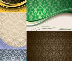 european style background gyrosigm vector