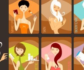 Beauty Girls free vectors