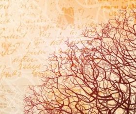 tree silhouette background 04 vector