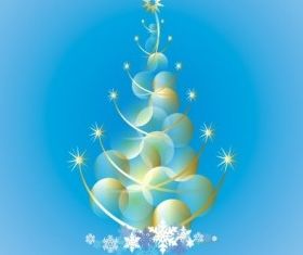 Abstract Christmas Tree vector