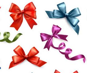Stylish Colorful Bows vector
