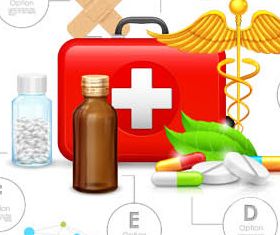 Medical Infographics Set 3 vector