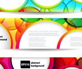 dynamic banner 02 Illustration vector