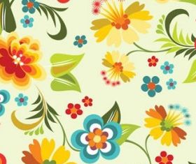 flowers background 4 vector