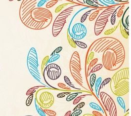 Hand-painted background pattern vector