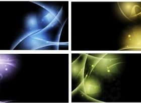 Abstract Light Background vector set