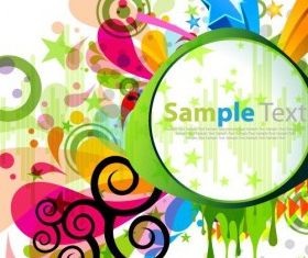 Abstract Modern Colorful Design vector