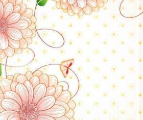 flowers background vector