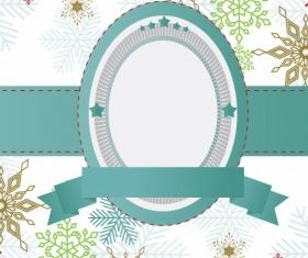 Snowflake Banner vector