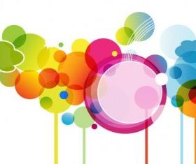 Abstract Colorful Illustration vector set